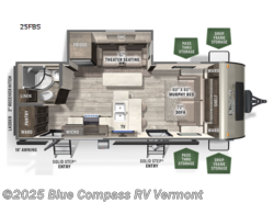 Used 2022 Forest River Flagstaff Micro Lite 25FBS available in East Montpelier, Vermont