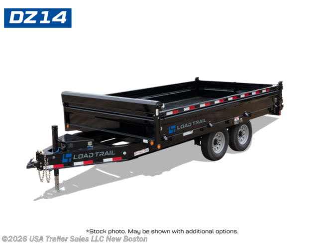 2025 Load Trail DZ 96" x 14' Tandem Axle Pintle Hook Deck Over Dump T 2025 Load Trail DZ 96" x 14' Tandem Axle Pintle Hook Deck Over Dump T