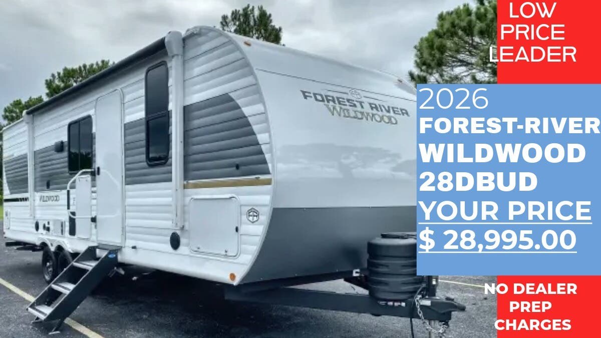 New 2026 Forest River Wildwood 28DBUD available in Panama City, Florida