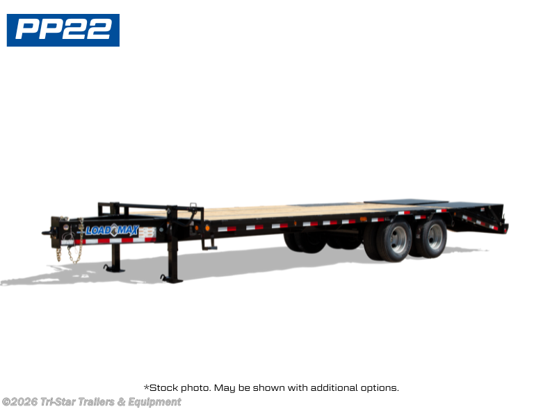 2025 Load Trail PP 102" x 25' Tandem Low-Pro Pintle Hook Trailer