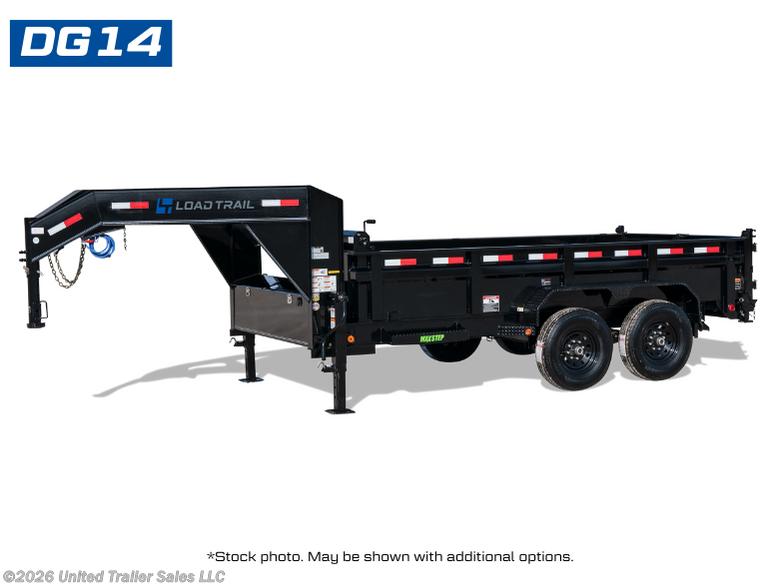 2026 Load Trail DG 83" x 16' Tandem Axle Gooseneck Low-Pro Dump Trail