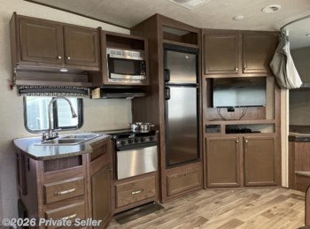 Used 2018 Heartland Pioneer front bed w slide, mid bath, mid living w slide, available in Moores Hill, Indiana