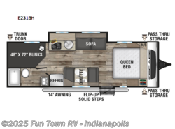 Used 2022 K-Z Escape E231BH available in Edinburgh, Indiana