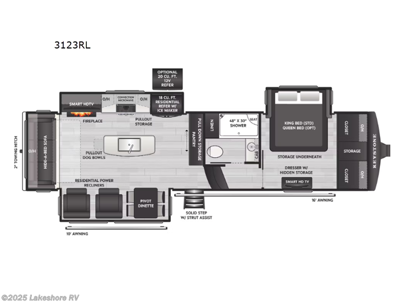 New 2026 Keystone Montana 3123RL available in Muskegon, Michigan