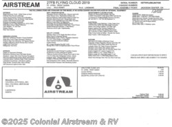 New 2019 Airstream Flying Cloud 27FBQ Queen available in Lakewood, New Jersey