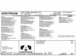 New 2019 Airstream Tommy Bahama 27FBQ Queen available in Lakewood, New Jersey