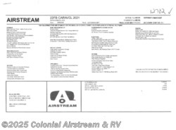 New 2021 Airstream Caravel 22FB available in Millstone Township, New Jersey