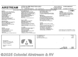 New 2021 Airstream Globetrotter 27FBQ Queen available in Millstone Township, New Jersey
