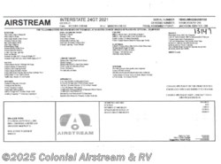 New 2021 Airstream Interstate Grand Tour EXT 4x4 available in Millstone Township, New Jersey