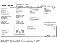 New 2021 Airstream Interstate Nineteen 4x4 Tommy Bahama available in Millstone Township, New Jersey