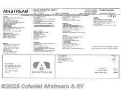 New 2021 Airstream Caravel 22FB available in Millstone Township, New Jersey