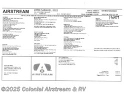 New 2022 Airstream Caravel 22FB available in Millstone Township, New Jersey