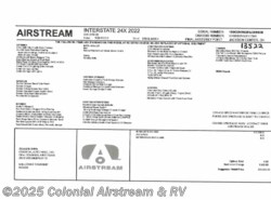 New 2022 Airstream Interstate 24X available in Millstone Township, New Jersey