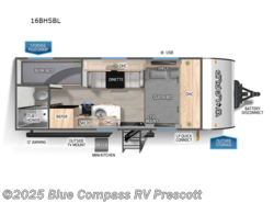 New 2025 Forest River Cherokee Wolf Pup Black Label 16BHSBL available in Prescott, Arizona