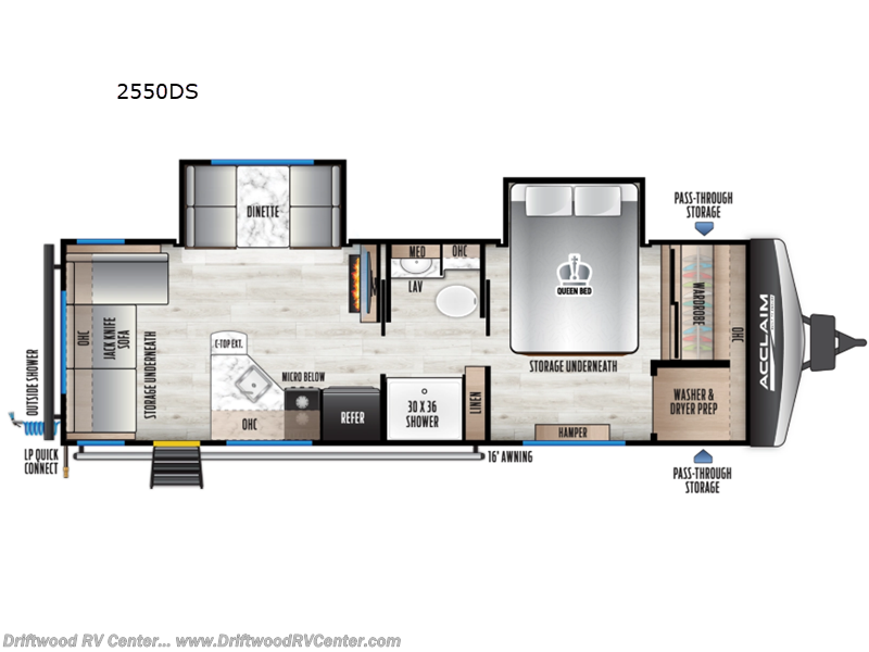 New 2026 East to West Acclaim 2550DS available in Clermont, New Jersey