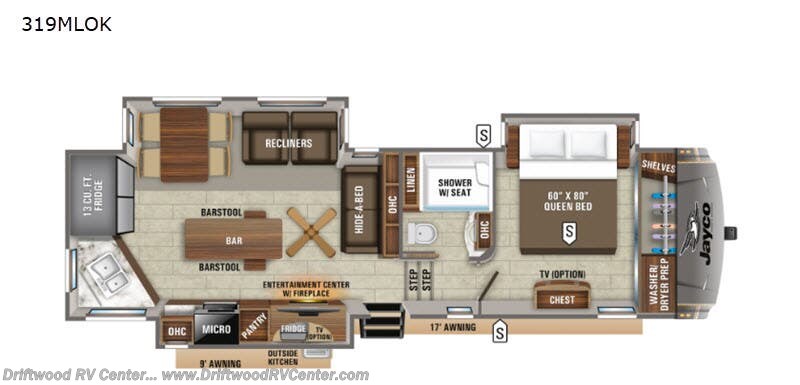 Used 2020 Jayco Eagle 319MLOK available in Clermont, New Jersey