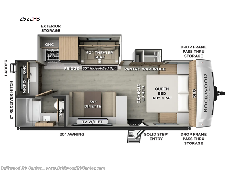 New 2026 Forest River Rockwood Mini Lite 2522FB available in Clermont, New Jersey