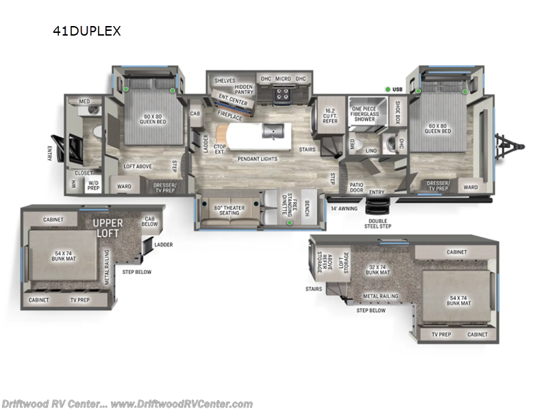New 2026 Forest River Sierra Destination Trailers 41DUPLEX available in Clermont, New Jersey