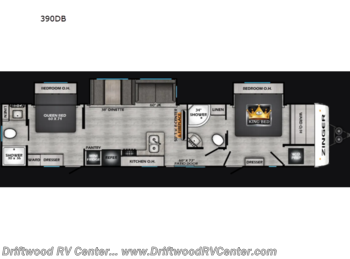 New 2026 CrossRoads Zinger 390DB available in Clermont, New Jersey