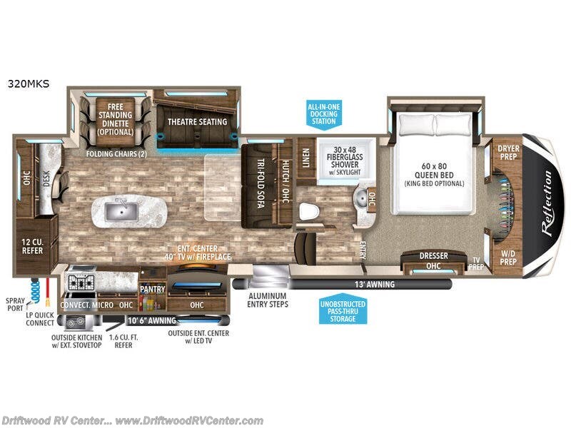 Used 2018 Grand Design Reflection 320MKS available in Clermont, New Jersey