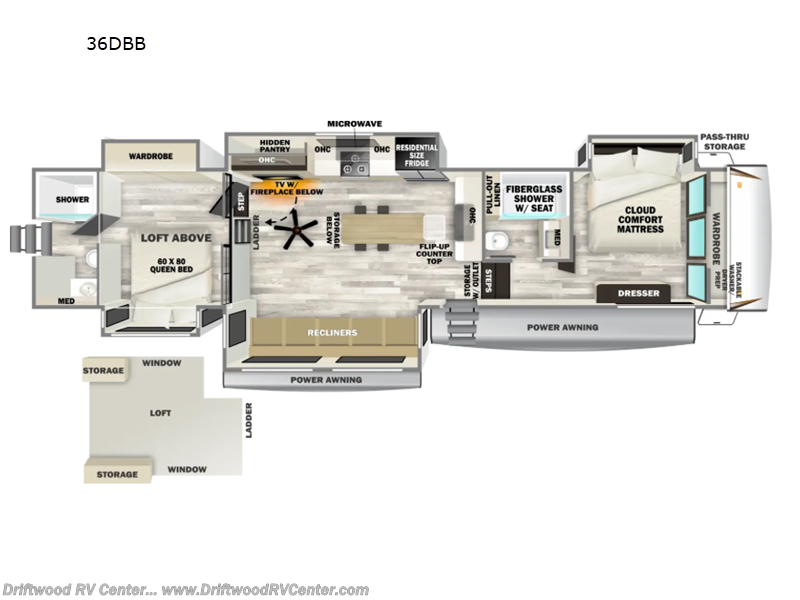 New 2027 Forest River Sabre 36DBB available in Clermont, New Jersey