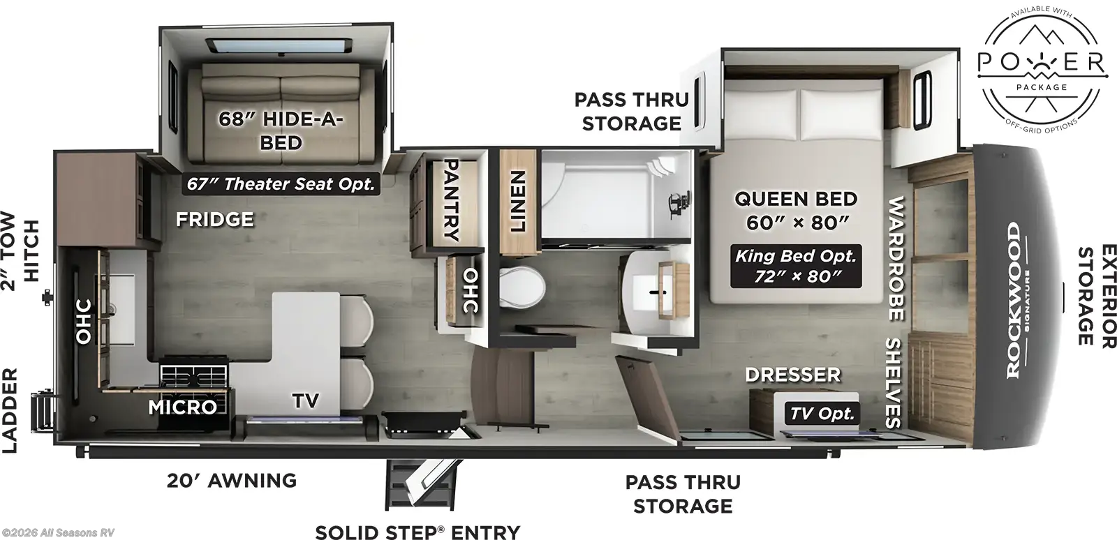 New 2026 Forest River Rockwood Signature 281RK available in Muskegon, Michigan