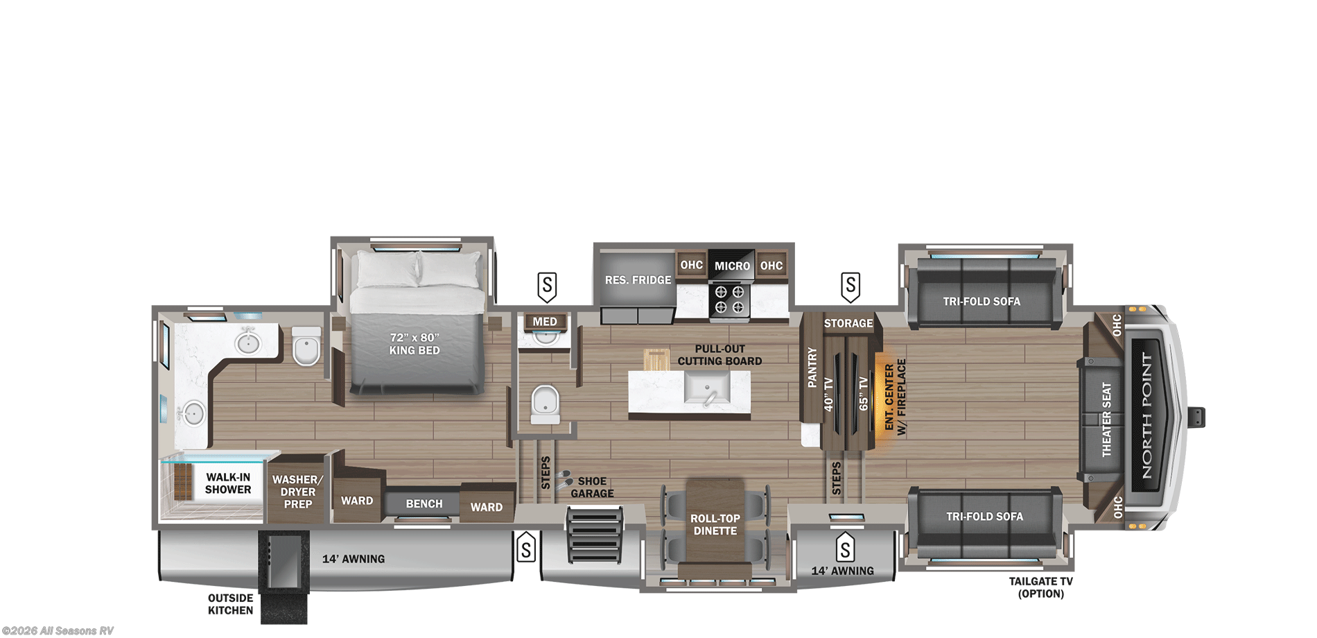 New 2026 Jayco North Point 382FLRB available in Muskegon, Michigan
