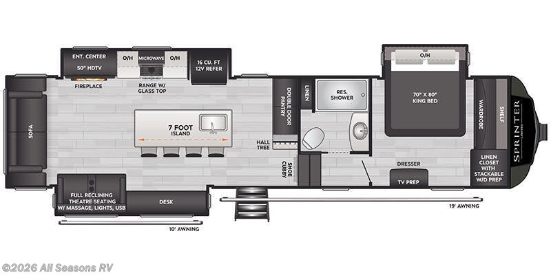 New 2025 Keystone Sprinter 3210RLS available in Muskegon, Michigan
