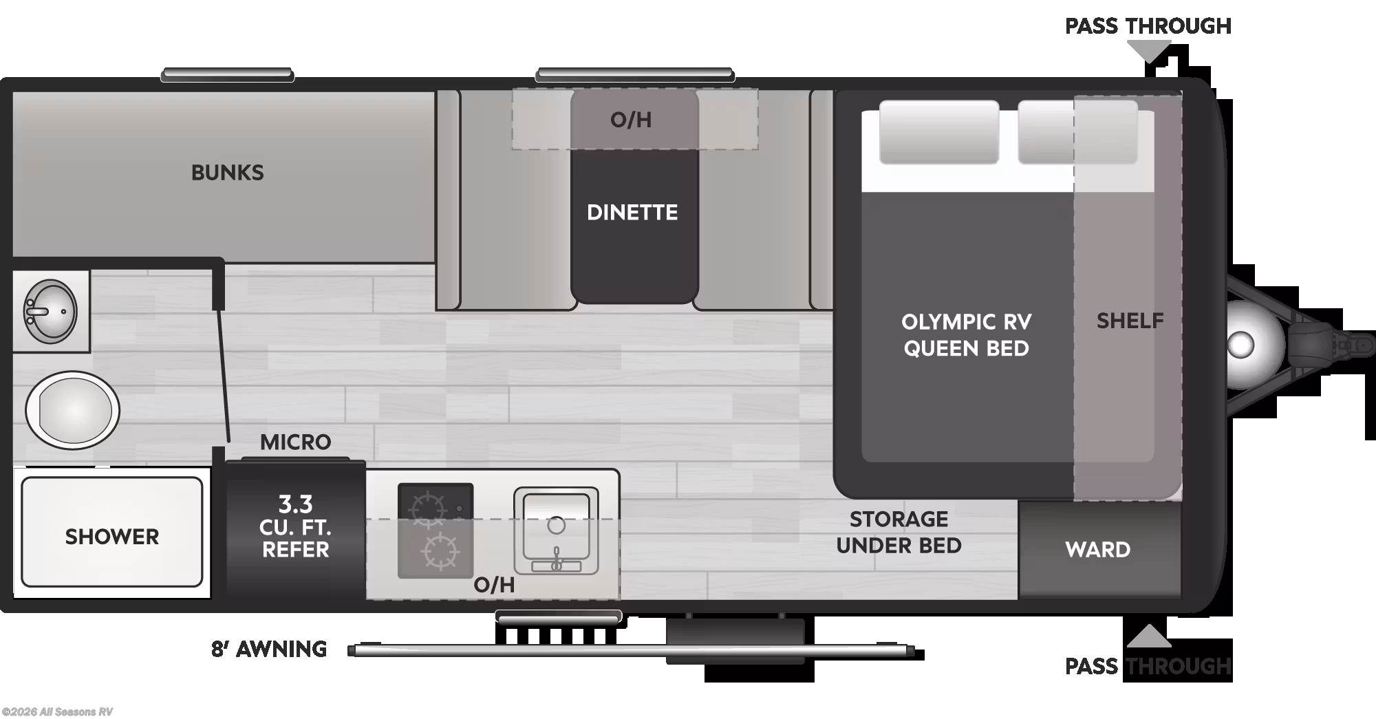 New 2026 Keystone Hideout Mini 161BH available in Muskegon, Michigan