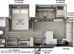New 2027 Forest River Rockwood Mini Lite 2523MBR available in Muskegon, Michigan