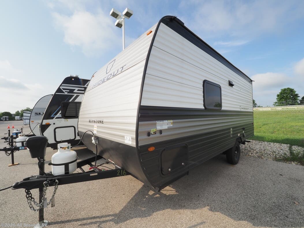 New 2026 Keystone Hideout Mini 166RB available in Muskegon, Michigan