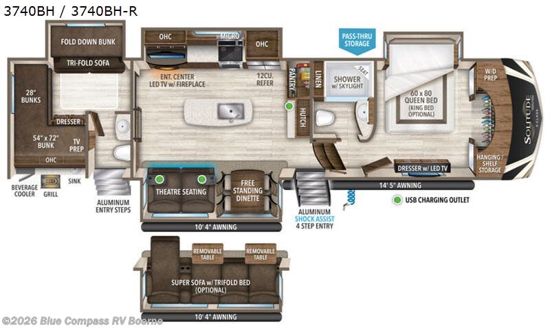 Used 2020 Grand Design Solitude S-Class 3740BH available in Boerne, Texas