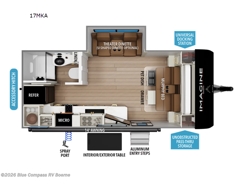 New 2027  Grand Design Imagine AIM 17MKA by Grand Design from Blue Compass RV Boerne in Boerne, TX