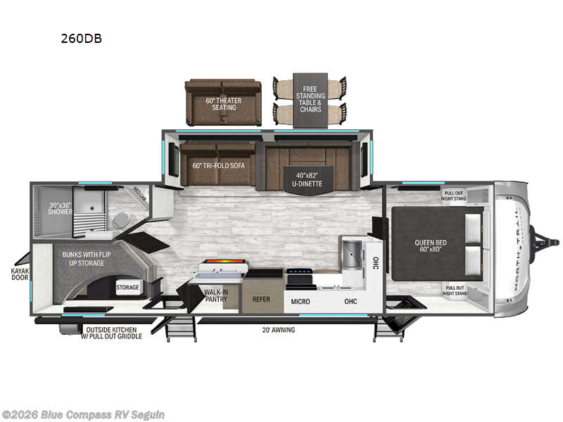 New 2027 Heartland North Trail 260DB available in Seguin, Texas