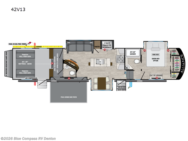 Used 2023 Alliance RV Valor 42V13 available in Denton, Texas
