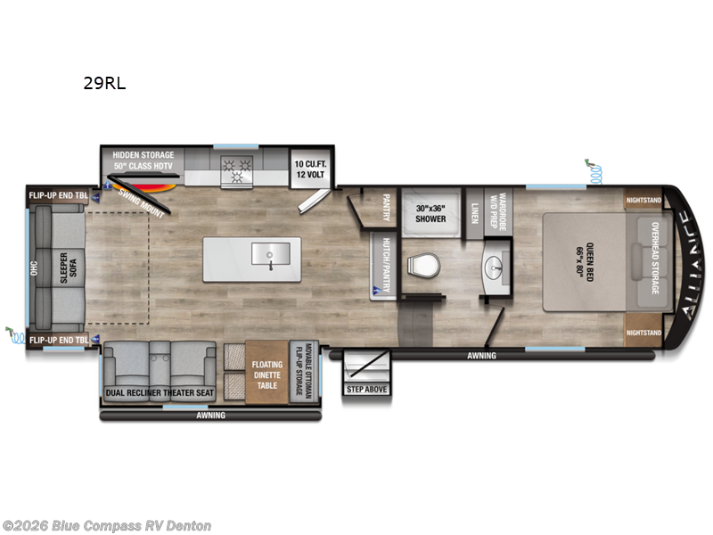 New 2026 Alliance RV Avenue All-Access 29RL available in Denton, Texas