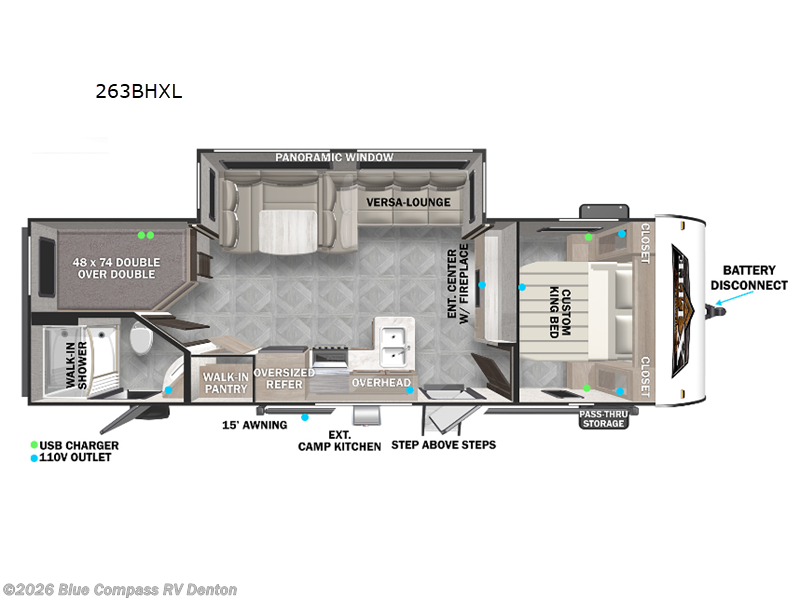 Used 2023 Forest River Wildwood X-Lite 263BHXL available in Denton, Texas