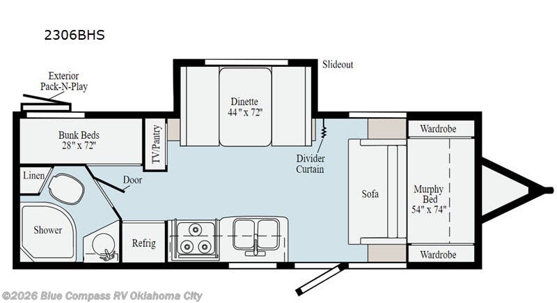 Used 2020 Winnebago Micro Minnie 2306BHS available in Norman, Oklahoma