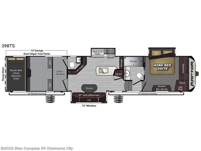Used 2017 Keystone Raptor 398TS available in Norman, Oklahoma