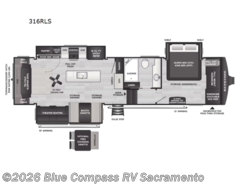 New 2026 Keystone Cougar 316RLS available in Rancho Cordova, California