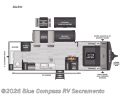 New 2027 Keystone Cougar Half-Ton 26LBW available in Rancho Cordova, California