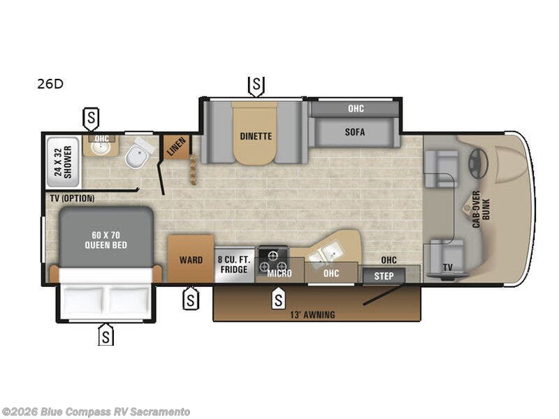Used 2019 Entegra Coach Odyssey 26D available in Rancho Cordova, California