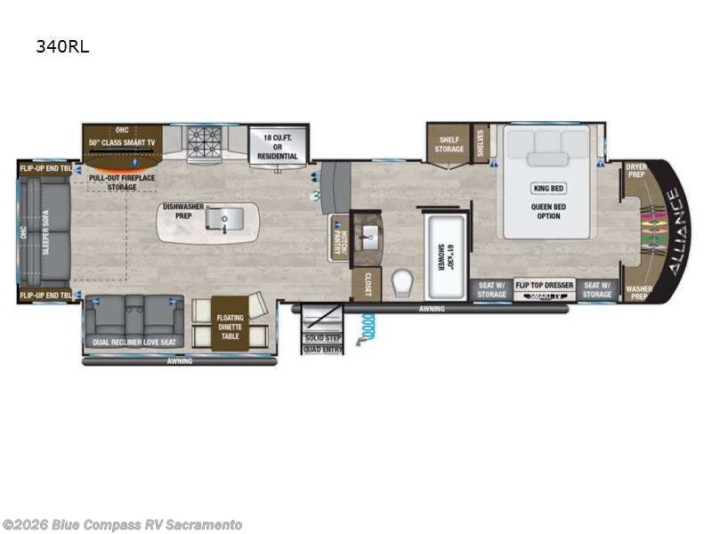 Used 2022 Alliance RV Paradigm 340RL available in Rancho Cordova, California