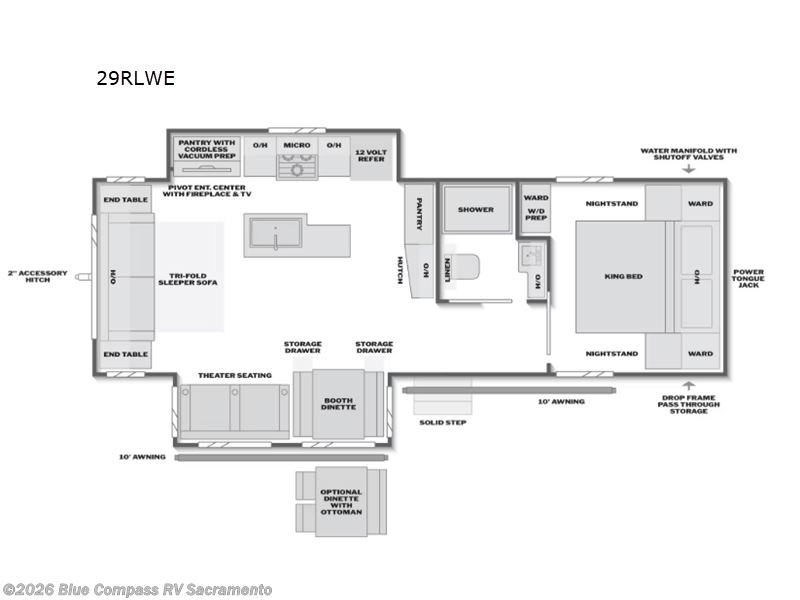 New 2027 Keystone Cougar Western Elevation 29RLWE available in Rancho Cordova, California