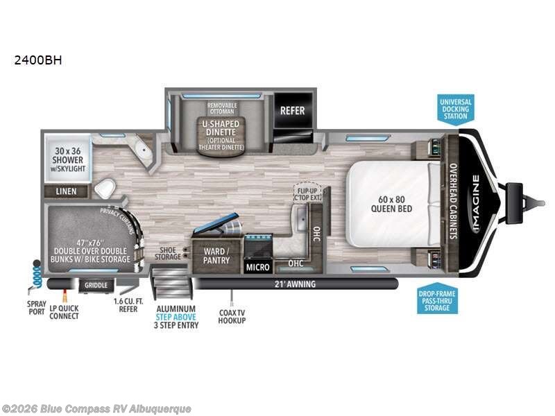 Used 2022 Grand Design Imagine 2400BH available in Albuquerque, New Mexico