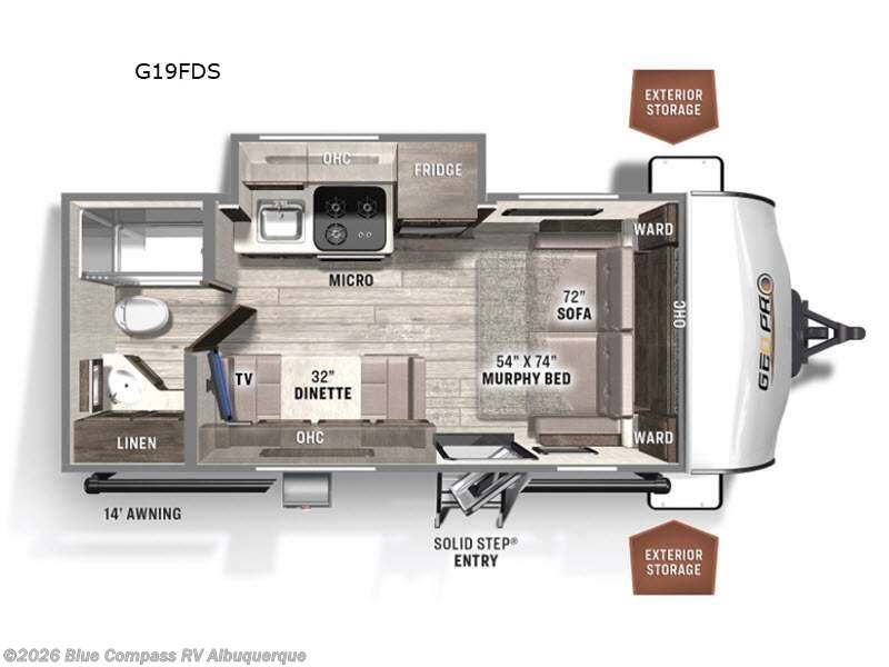 Used 2022 Forest River Rockwood Geo Pro G19FDS available in Albuquerque, New Mexico