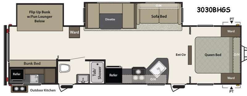 Used 2016 Keystone  Summerland 3030BHGS available in Souderton, Pennsylvania