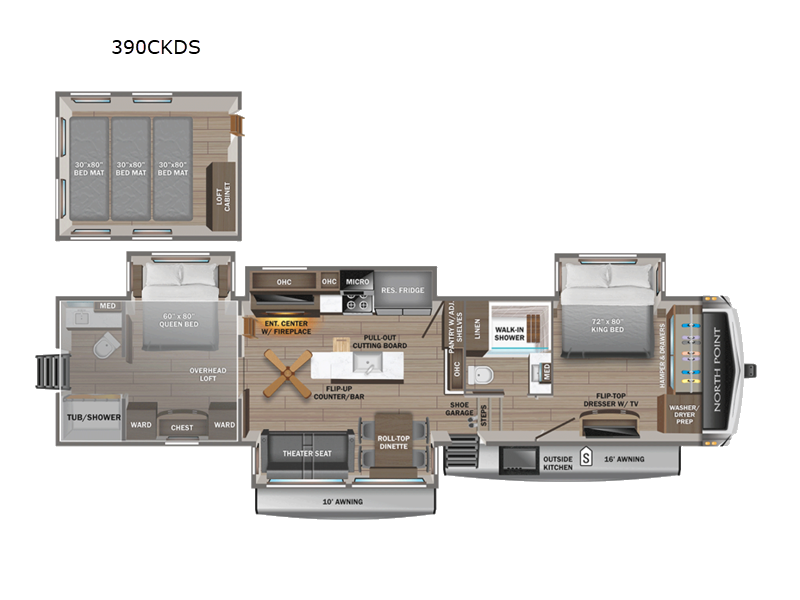 New 2027 Jayco North Point 390CKDS available in Souderton, Pennsylvania