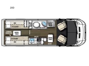 New 2027 Coachmen Nova 20D Li3 available in Souderton, Pennsylvania