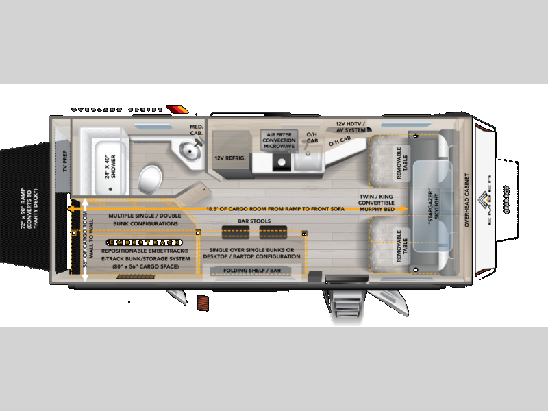 New 2027 Ember RV Overland Series 240TKR available in Souderton, Pennsylvania
